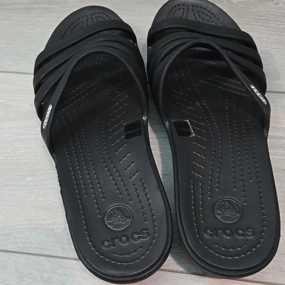 Crocs Women Rhoda Wedge Sandals shoes sz 11